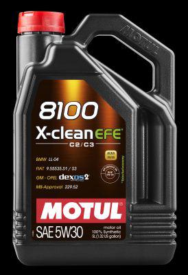 Fotografia produktu MOTUL MO107206 olej silnikowy 5W30  8100 X-CLEAN EFE                           5L