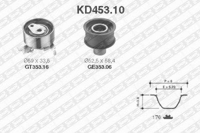 Fotografia produktu SNR KD453.10 zestaw rozrządu Opel