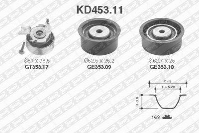 Fotografia produktu SNR KD453.11 zestaw rozrządu Opel