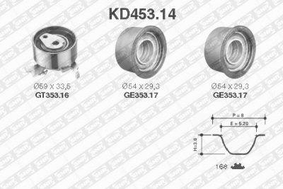 Fotografia produktu SNR KD453.14 zestaw rozrządu Opel