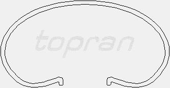 Fotografia produktu TOPRAN 101 042 pierścien zabezpieczający tarczę wyciskową VW Golf