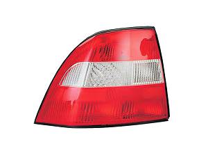 Fotografia produktu ABAKUS 551687E lampa tylna Opel Vectra B 95-98 L. biało - czerwona