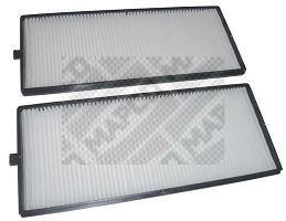 Fotografia produktu MAPCO MAP65579 filtr kabinowy Papier, 2 Stück, Hyundai Getz (TB) 09/02-