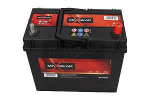 Fotografia produktu MAXGEAR 85-0105 akumulator sam. 45Ah/330A L- 238x129x227  wąskie klemy Japan/Korea