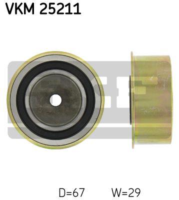Fotografia produktu SKF VKM25211 rolka prowadząca paska rozrządu Opel 2.0 16V -98 do paska z półokrągłym zębem
