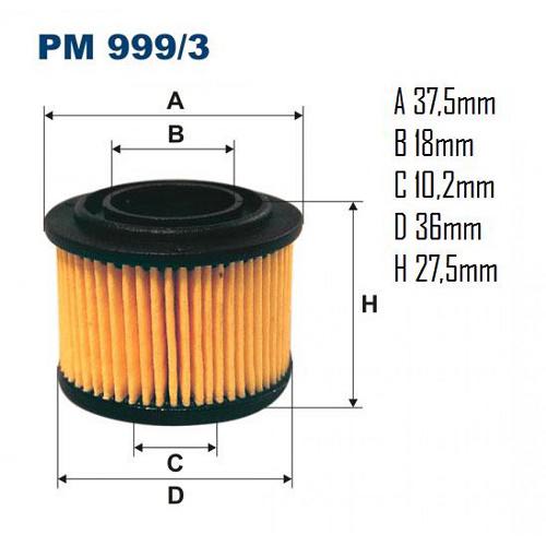 Fotografia produktu FILTRON PM999/3 filtr gazu - BRC Gas