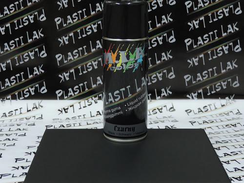 Fotografia produktu CTS 00387/CT plasti lak spray czarny mat - ściągalna folia w sprayu 400ml