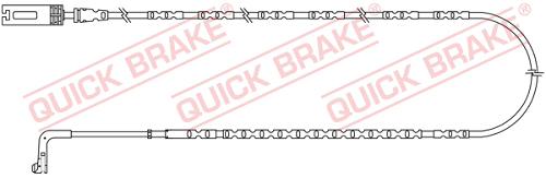 Fotografia produktu QUICK BRAKE WS0247A czujnik klocków hamulcowych tył BMW E81,E87 116D 04-