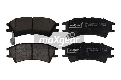 Fotografia produktu MAXGEAR 19-1128 klocki hamulcowe Hyundai Atos 1.0 97-              104,6  x 41,7 x 16 mm