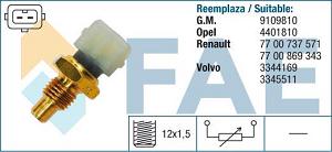 Fotografia produktu FAE FAE33060 czujnik temperatury Renault Clio/Espace/Laguna/Safrane/Twingo/5/19/25 84-