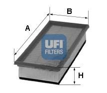 Fotografia produktu UFI 30.210.00 filtr powietrza Citroen C3,PEUG 206,307 1.4,1.6HDI