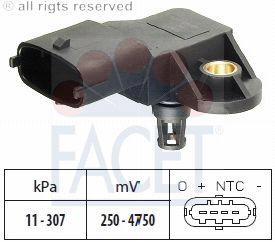 Fotografia produktu FACET 10.3082 czujnik podciśnienia-Map Sensor Opel Vectra 1.9CDTI 02-