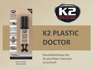 Fotografia produktu K2 K2B102 klej do plastiku 28 ml biały/PLASTIC DOCTOR