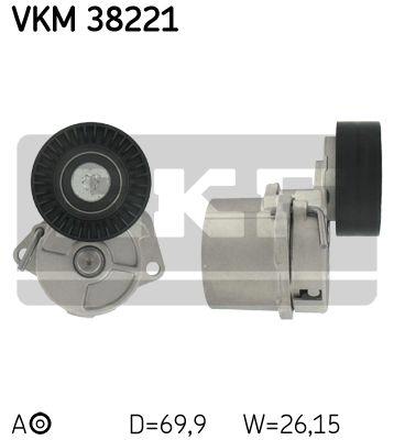 Fotografia produktu SKF VKM38221 rolka napinacza rozrządu BMW E36 316-318 93-98, E46 316-318 98-05