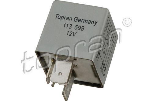 Fotografia produktu TOPRAN 113 599 przekaźnik pompy paliwa Audi Skoda VW 5 styków szary