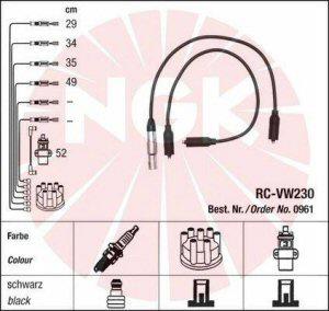 Fotografia produktu NGK RC-VW230 kable zapłonowe VW Sharan 2.0