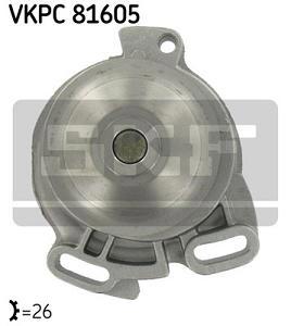 Fotografia produktu SKF VKPC81605 pompa wody Audi 100 2.2 78- WB