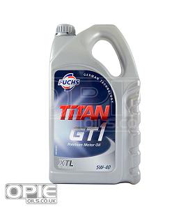 Fotografia produktu FUCHS FU-5/40TITANGT1/4 olej silnikowy 5W40 Titan GT1                            4L