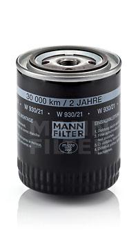 Fotografia produktu MANN-FILTER W930/21 filtr oleju VW/Audi 95- 2.6-2.8