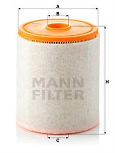 Fotografia produktu MANN-FILTER C 16 005 filtr powietrza Audi A8 (4E) 3,0TDV6 (ASB) 9/03-