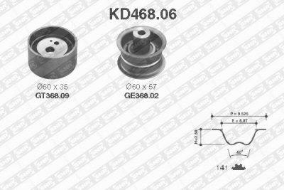 Fotografia produktu SNR KD468.06 zestaw rozrządu Nissan