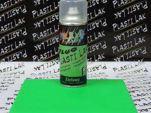 Fotografia produktu CTS 00411/CT plasti lak spray zielony fluorescencyjny - ściągalna folia w sprayu 400ml