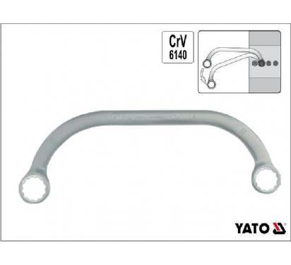 Fotografia produktu YATO YT-0170 klucz płaski oczkowy wygięty 10x12 mm typu C