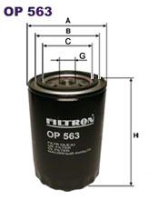 Fotografia produktu FILTRON OP563 filtr oleju Opel 2.3D