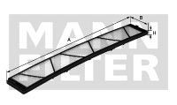 Fotografia produktu MANN-FILTER CU6724 filtr kabinowy BMW3 E46 98-