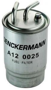 Fotografia produktu DENCKERMANN A120025 filtr paliwa Ford Escort 1.8D 11/93-->Fiesta 1.8D 1/9