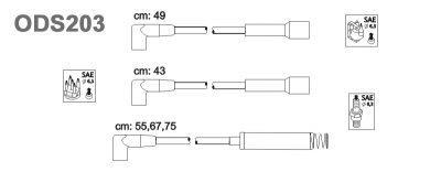 Fotografia produktu JANMOR ODU203-JAN kable zapłonowe Opel Ascona 1.3