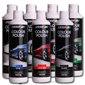Fotografia produktu MOTIP MT-000747 mleczko koloryzujące - odnowa koloru czarna CAR CARE 500 ml
