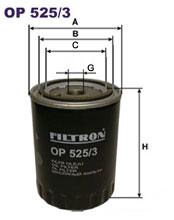 Fotografia produktu FILTRON OP525/3 filtr oleju VW Golf III 96-97 1.9TDi x