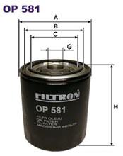 Fotografia produktu FILTRON OP581 filtr oleju Subaru Leon 78- 1.3-1.8