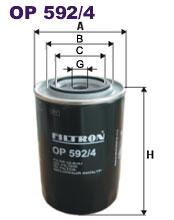 Fotografia produktu FILTRON OP592/4 filtr oleju Iveco