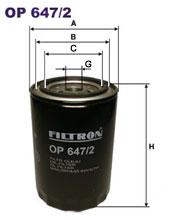 Fotografia produktu FILTRON OP647/2 filtr oleju MF 165-174
