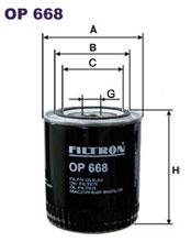 Fotografia produktu FILTRON OP668 filtr oleju skrzyni biegów Scania 113/114/124/143/144/164